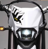 Surron Ultra Bee priekinių žibintų gaubtas baltas, be lipdukų